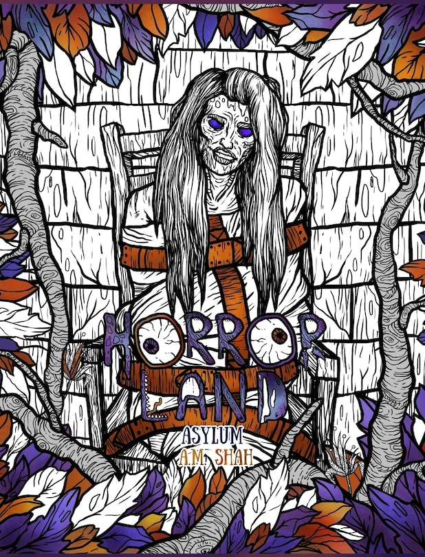 Front cover_Adult Coloring Book Horror Land