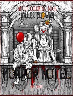 Front cover_Adult Coloring Book Horror Hotel