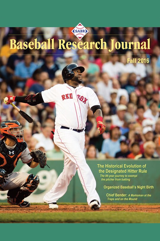Front cover_Baseball Research Journal (BRJ), Volume 45 #2