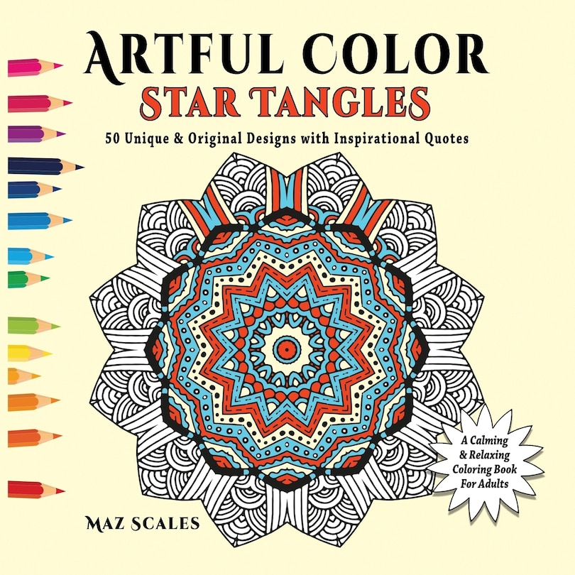 Front cover_Artful Color Star Tangles