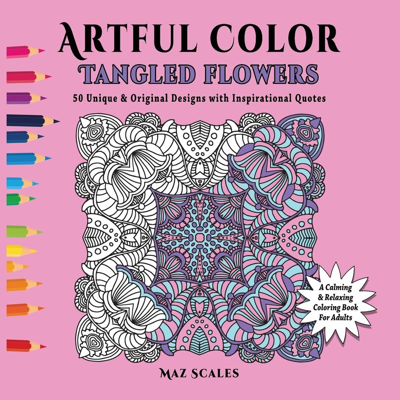 Couverture_Artful Color Tangled Flowers