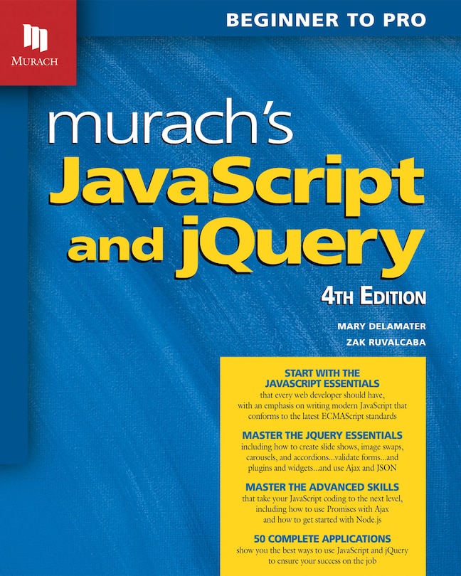 Front cover_Murach's Javascript And Jquery (4th Edition)
