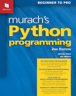 Front cover_Murach's Python Programming (2nd Edition)