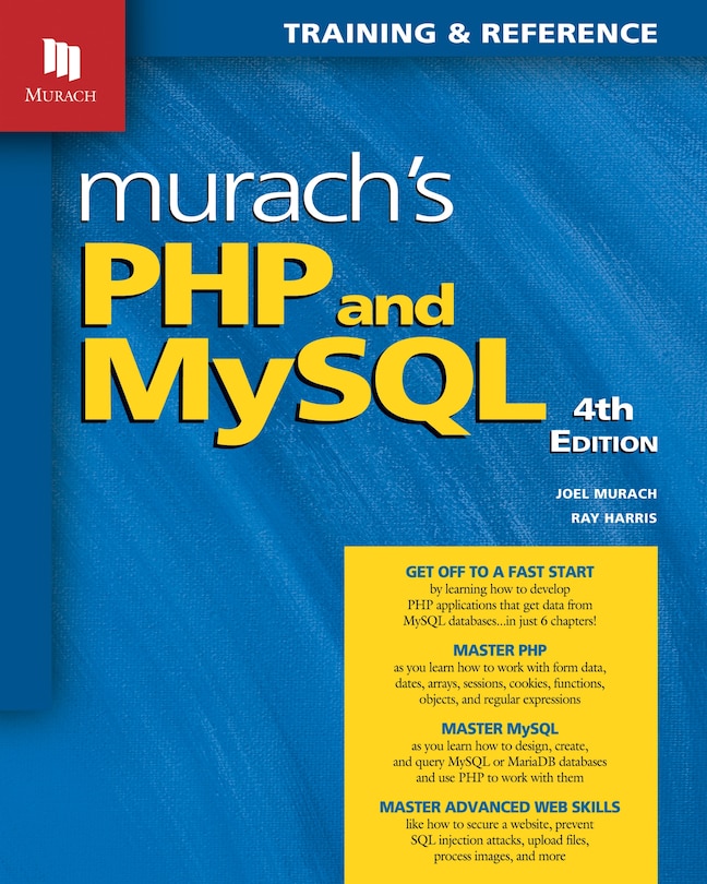 Front cover_Murach's PHP and MySQL (4th Edition)