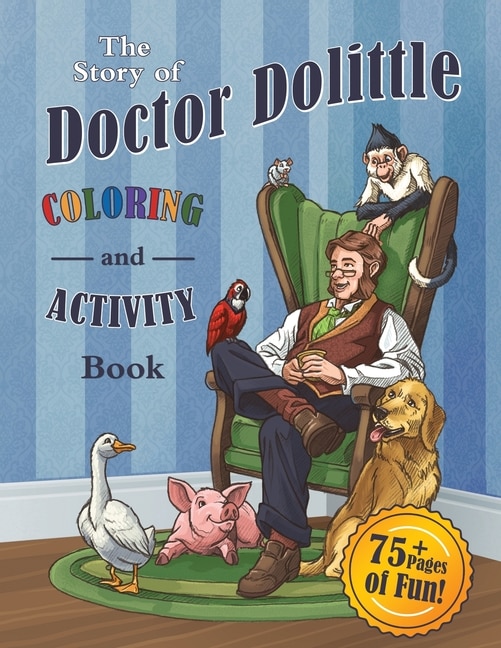 Couverture_The Story Of Doctor Dolittle Coloring And Activity Book