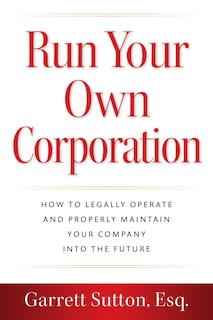 Front cover_Run Your Own Corporation