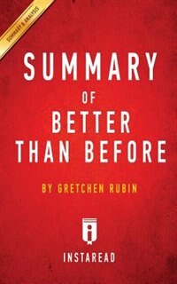 Couverture_Summary of Better Than Before