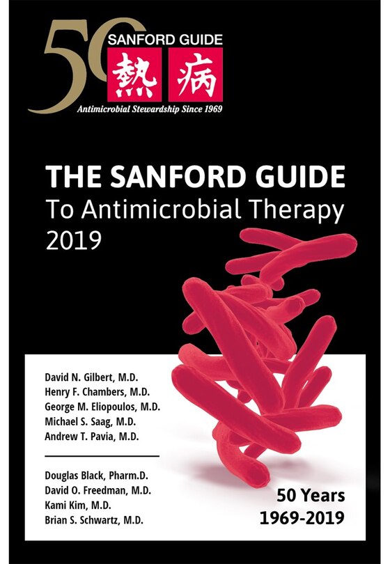 Couverture_The Sanford Guide to Antimicrobial Therapy 2019