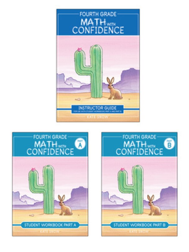Front cover_Fourth Grade Math with Confidence Complete Bundle