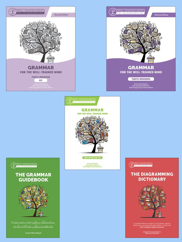 Front cover_Grammar for the Well-Trained Mind Purple Revised Full Course Bundle