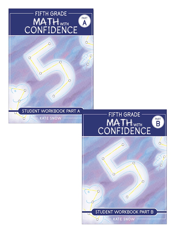 Front cover_Fifth Grade Math with Confidence Student Workbook Bundle