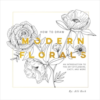Front cover_How To Draw Modern Florals