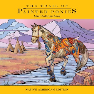 Couverture_Trail Of Painted Ponies Coloring Book