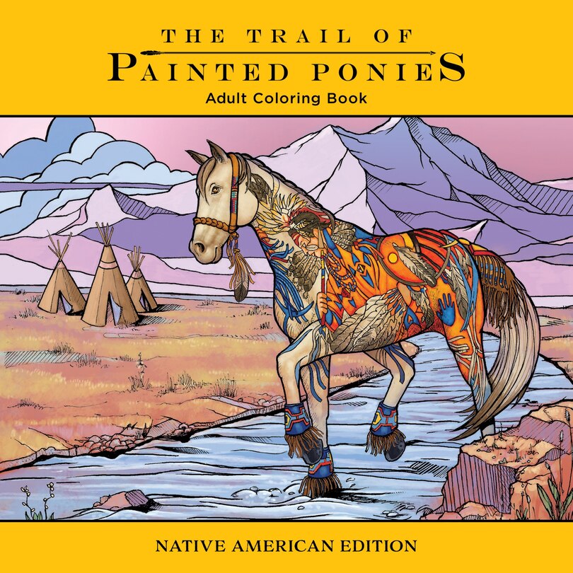 Couverture_Trail Of Painted Ponies Coloring Book