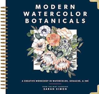 Front cover_Modern Watercolor Botanicals