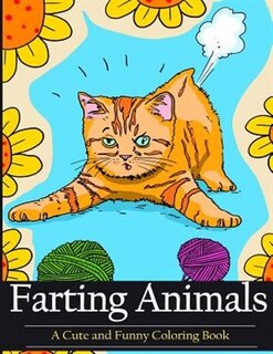 Front cover_Farting Animals Coloring Book
