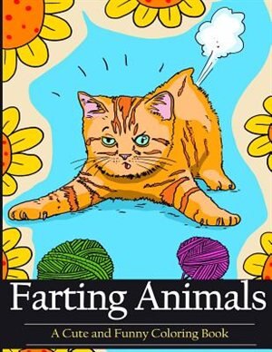 Front cover_Farting Animals Coloring Book
