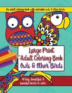 Front cover_Large Print Adult Coloring Book