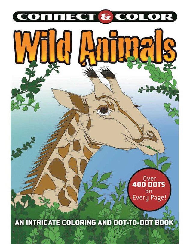 Front cover_Connect And Color: Wild Animals