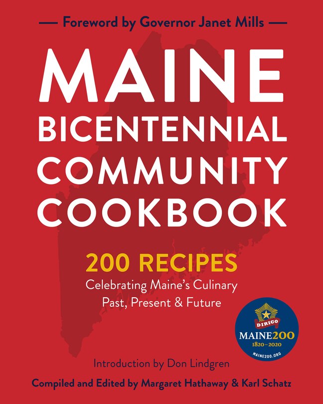 Front cover_Maine Bicentennial Community Cookbook