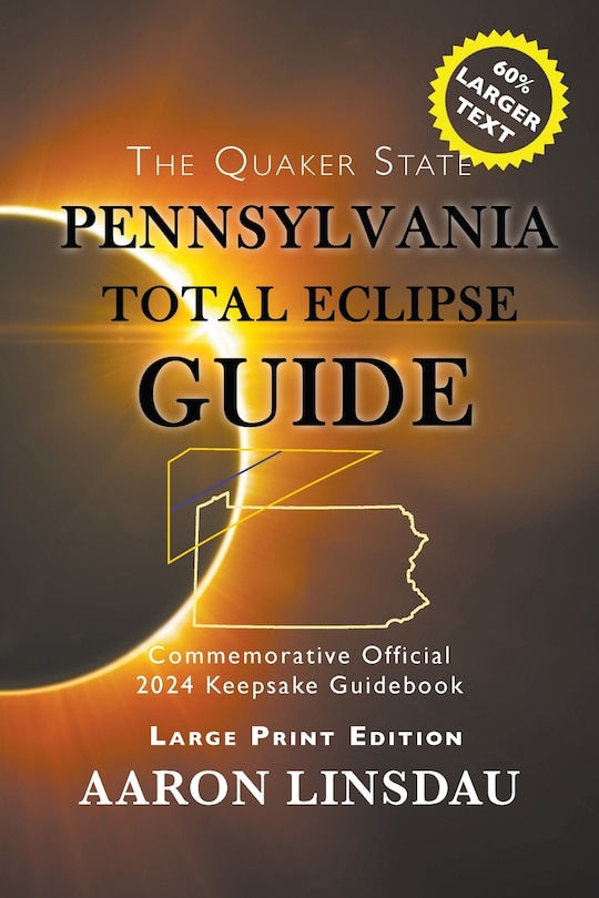 Front cover_Pennsylvania Total Eclipse Guide (LARGE PRINT)