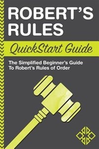 Front cover_Robert's Rules QuickStart Guide