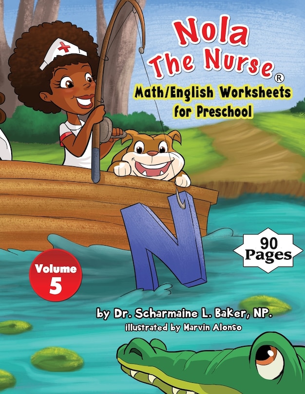 Couverture_Nola The Nurse Math/English Worksheets for Preschool