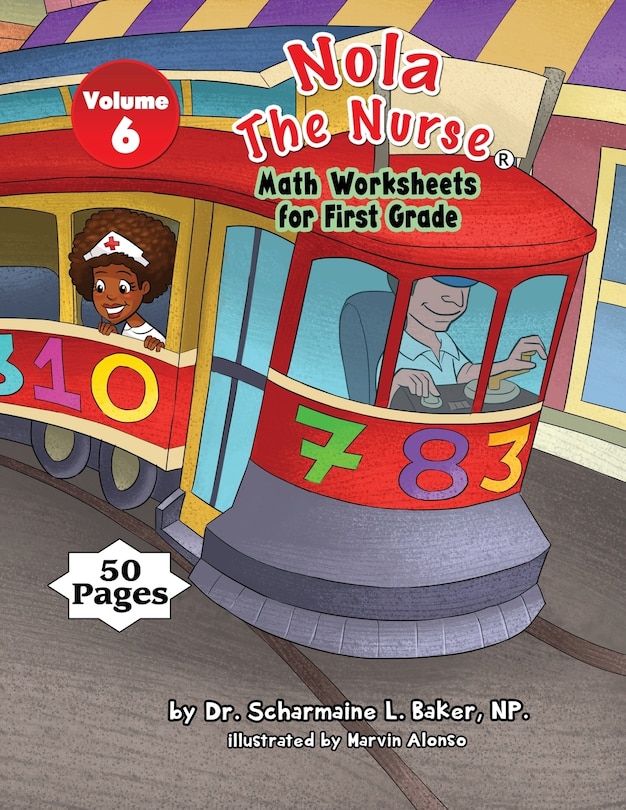 Couverture_Nola The Nurse Math Worksheets for First Graders