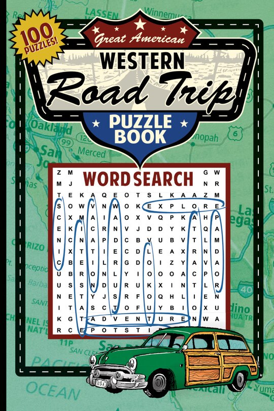 Couverture_Great American Western Road Trip Puzzle Book