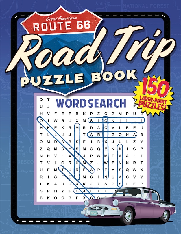 Couverture_The Great American Route 66 Puzzle Book