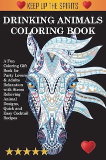 Front cover_Drinking Animals Coloring Book