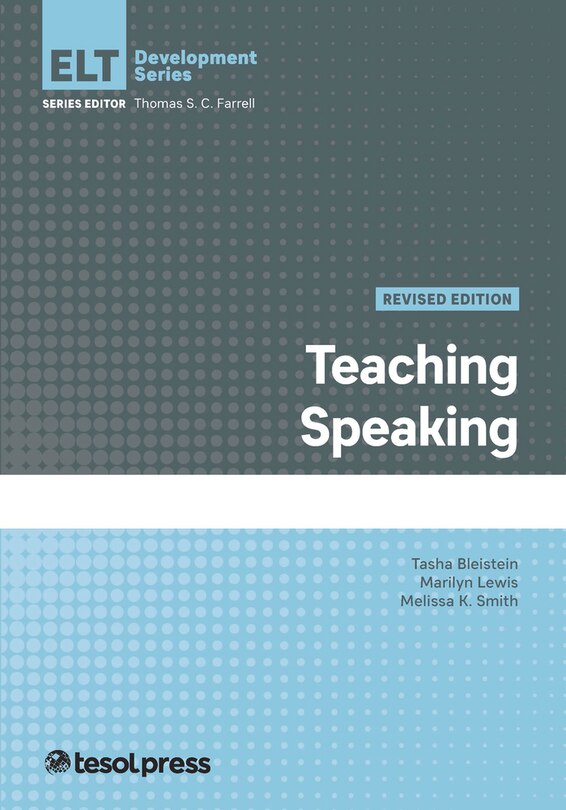 Front cover_Teaching Speaking, Revised Edition