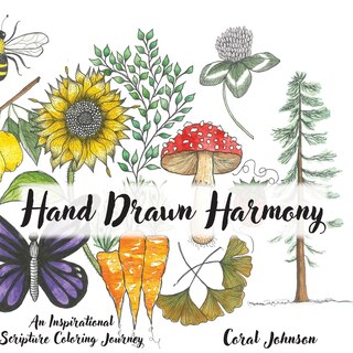Front cover_Hand Drawn Harmony - An Inspirational Scripture Coloring Journey