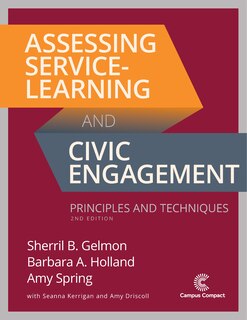 Couverture_Assessing Service-learning And Civic Engagement