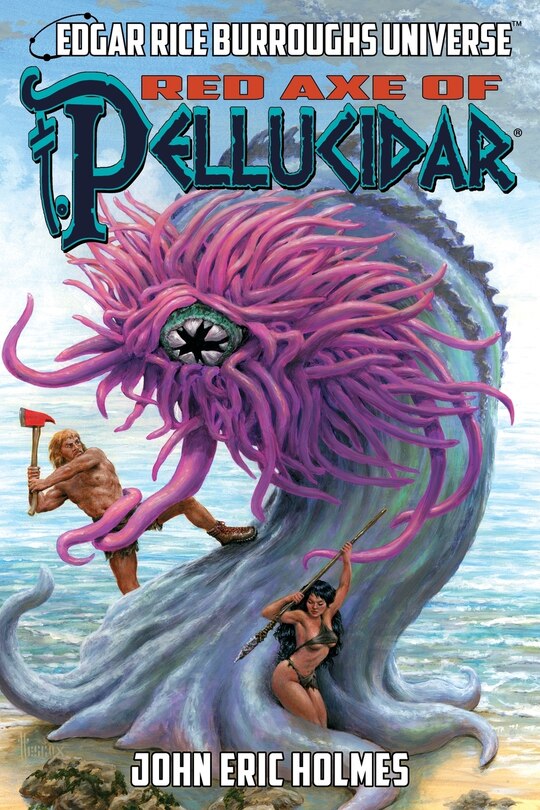 Couverture_Red Axe of Pellucidar (Edgar Rice Burroughs Universe)