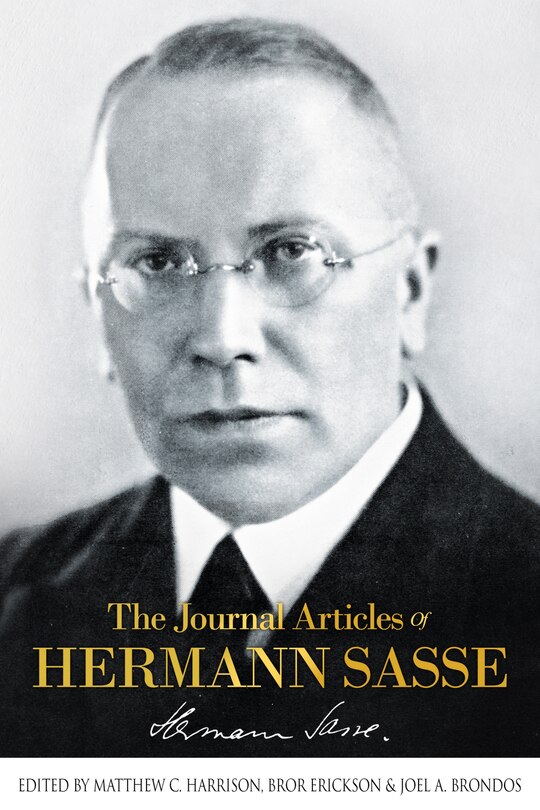 Couverture_The Journal Articles Of Hermann Sasse