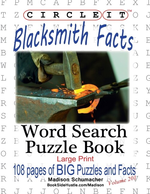 Couverture_Circle It, Blacksmith Facts, Word Search, Puzzle Book