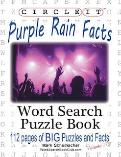 Front cover_Circle It, Purple Rain Facts, Word Search, Puzzle Book