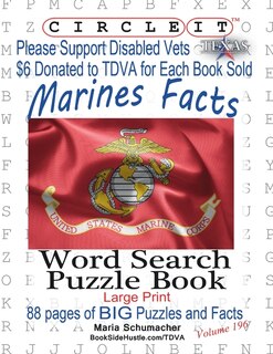 Front cover_Circle It, US Marine Corps Facts, Word Search, Puzzle Book