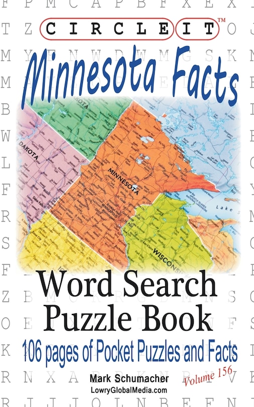 Front cover_Circle It, Minnesota Facts, Word Search, Puzzle Book