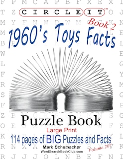 Front cover_Circle It, 1960s Toys Facts, Book 2, Word Search, Puzzle Book