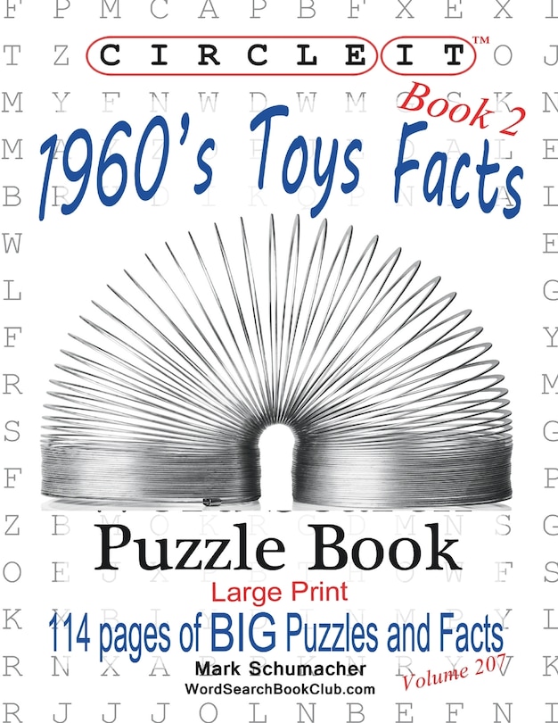 Front cover_Circle It, 1960s Toys Facts, Book 2, Word Search, Puzzle Book