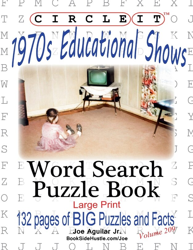 Front cover_Circle It, 1970s Educational Shows, Word Search, Puzzle Book