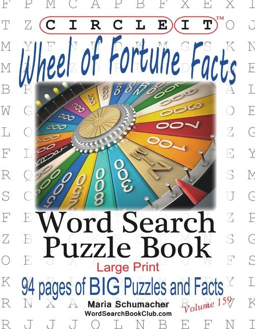 Couverture_Circle It, Wheel of Fortune Facts, Word Search, Puzzle Book