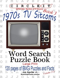 Couverture_Circle It, 1970s Sitcoms Facts, Book 3, Word Search, Puzzle Book