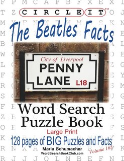 Front cover_Circle It, The Beatles Facts, Word Search, Puzzle Book