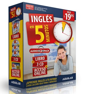 Front cover_Inglés En 100 Días - Inglés En 5 Minutos: Aprende Inglés A Tu Ritmo Cada Lección Sólo Toma 5 Minutos / English In 5 Minutes