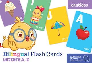 Front cover_Canticos Bilingual Flash Cards: Letters A-Z