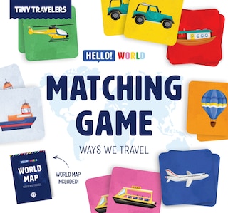Front cover_Tiny Travelers Matching Game: Ways We Travel