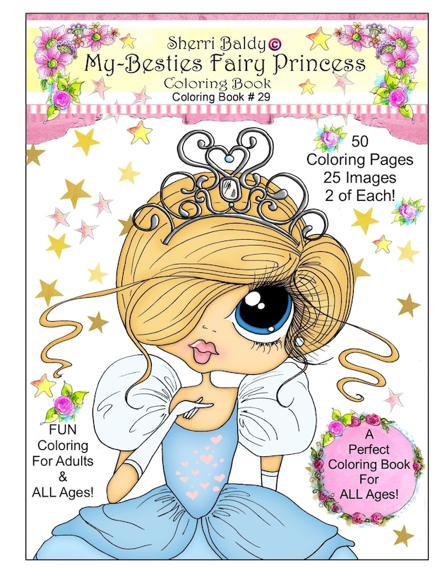 Couverture_Sherri Baldy My Besties Fairy Princess Coloring Book